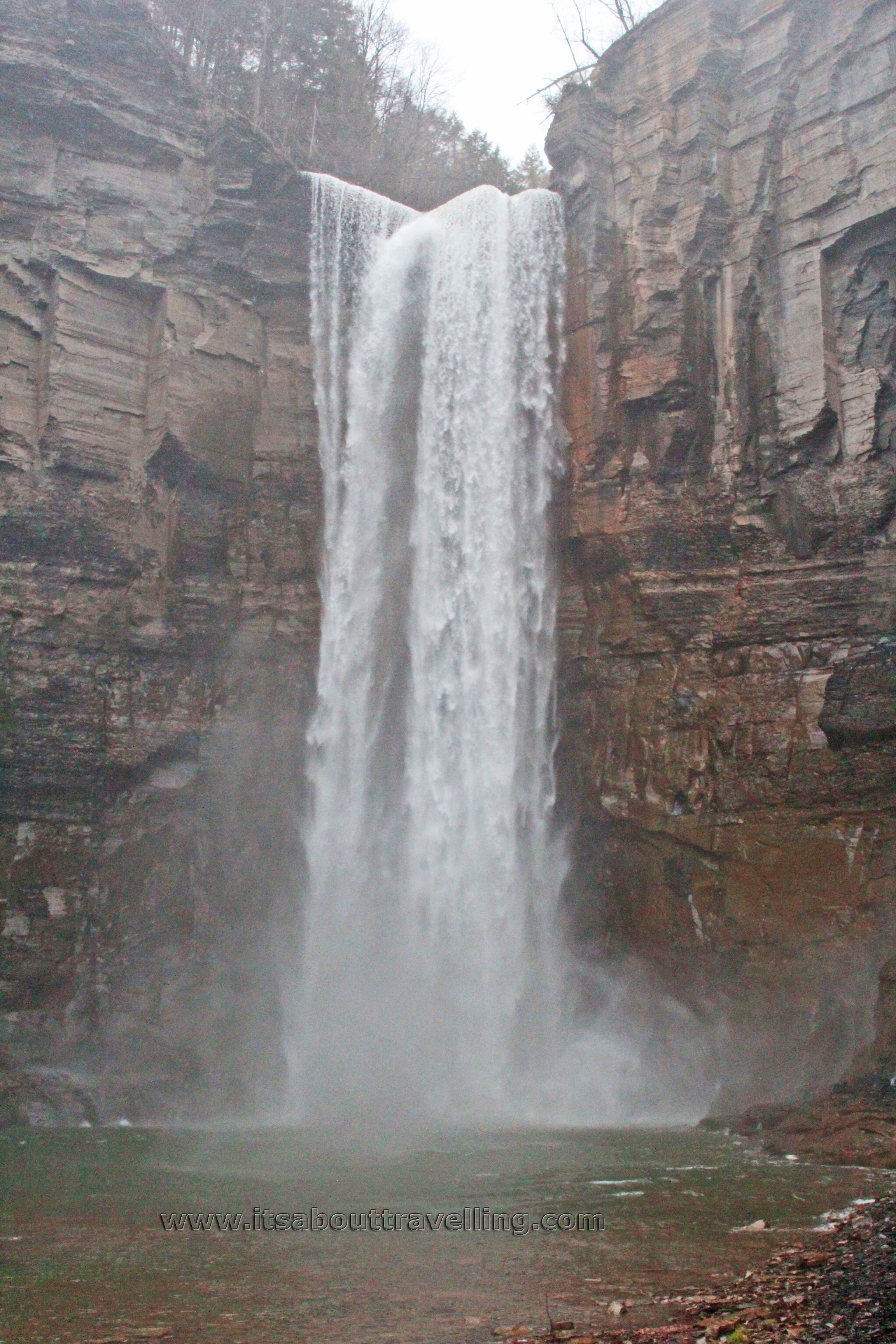 Taughannock Falls Over 30 Feet Higher Than Niagara