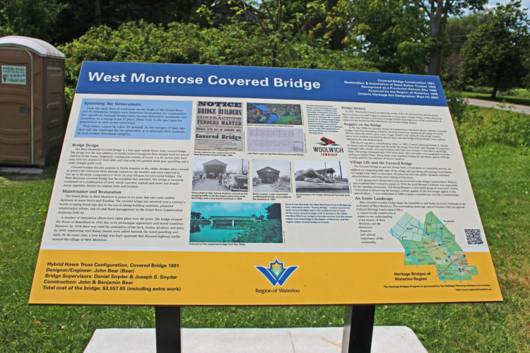 West Montrose Covered Bridge Aka Kissing Bridge