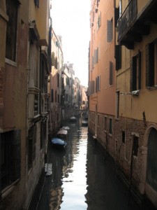 canal in venice italy