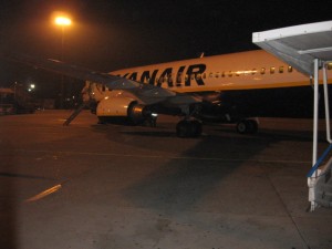 ryanair 737 at venice treviso airport