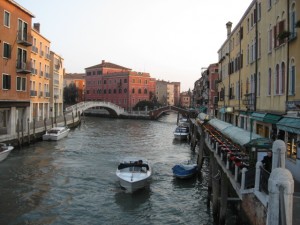 grand canal train bus terminal venice italy