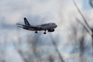 spirit airlines airbus a319 detroit metro airport romulus michigan