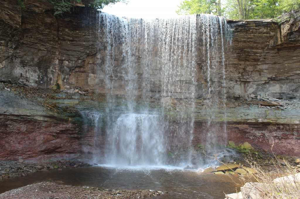 indian falls owen sound ontario canada waterfall