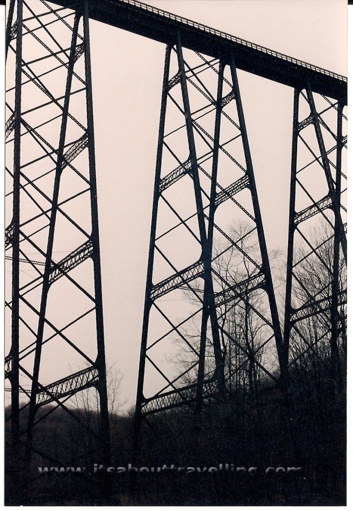 steel towers of kinzua train bridge pennsylvania