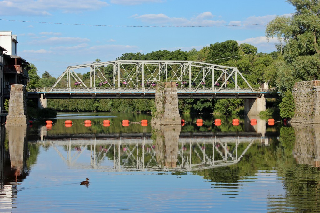 bridge grand river elora ontario canada