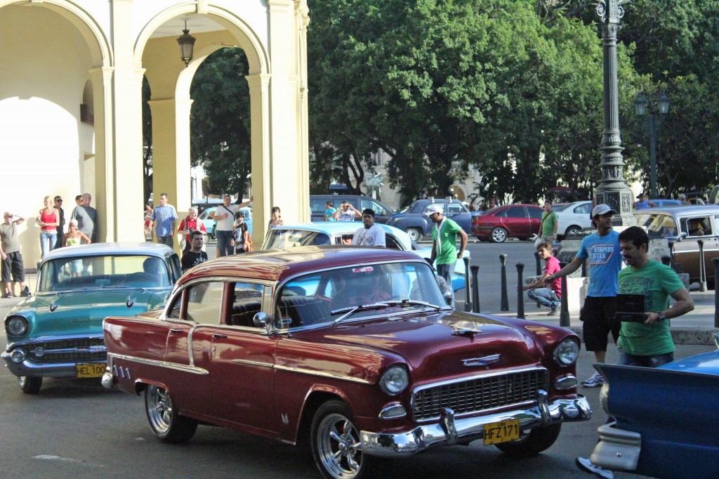 vintage car movie shoot havana cuba