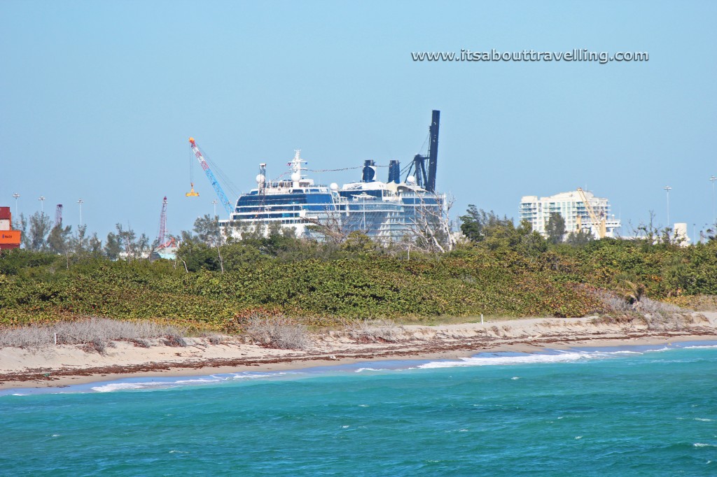 cruise ship from dania beach pier florida