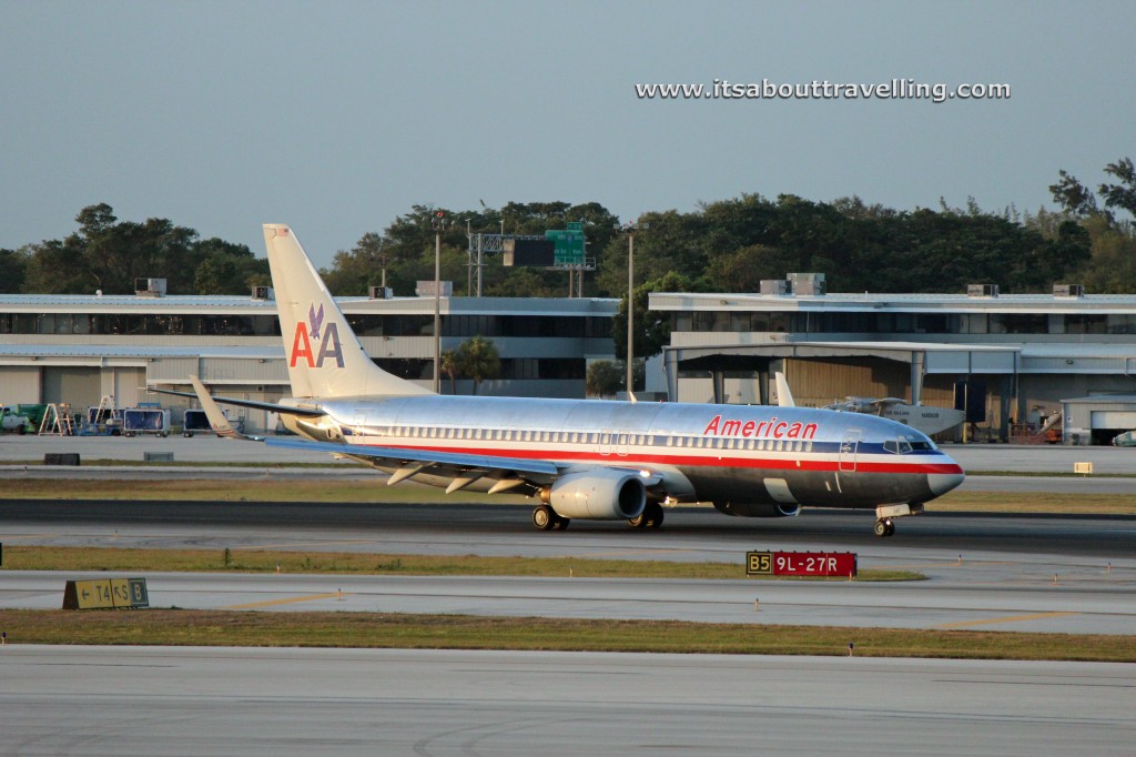 american airlines 737 ft. lauderdale, florida