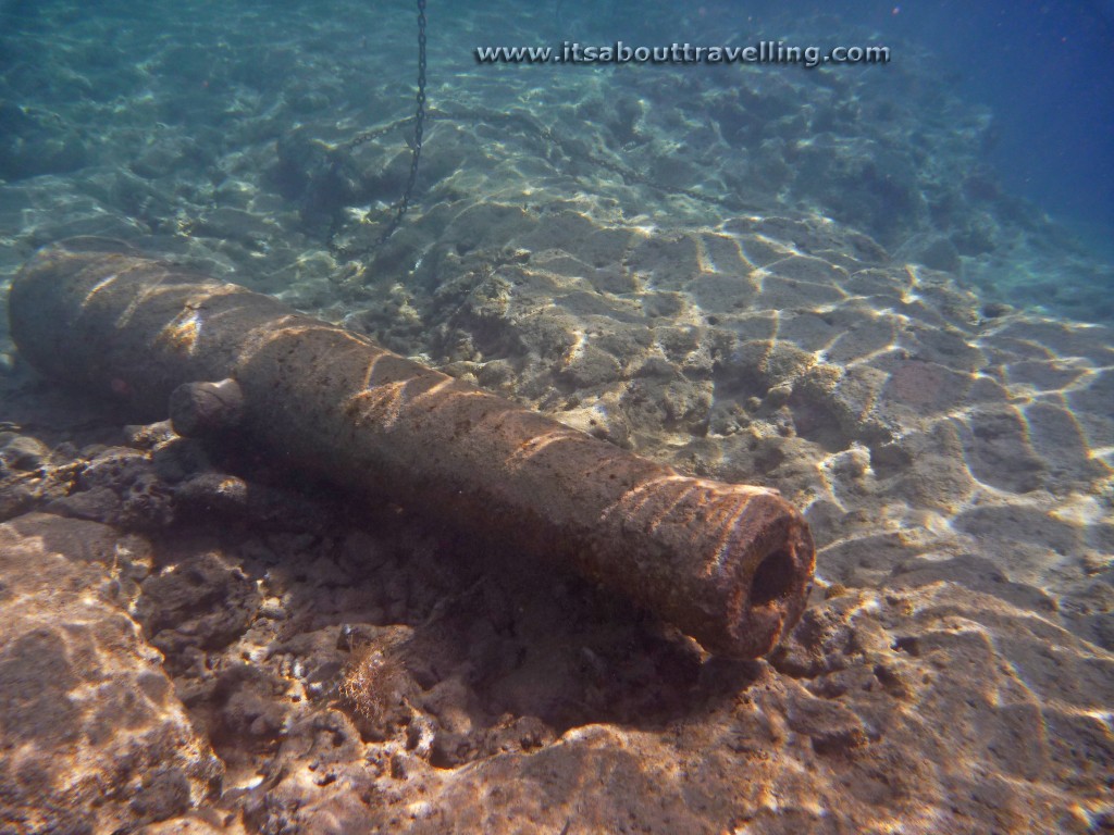 grand turk cruise port underwater canon