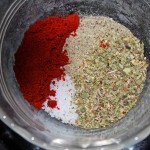 paprika pepper salt oregano mix