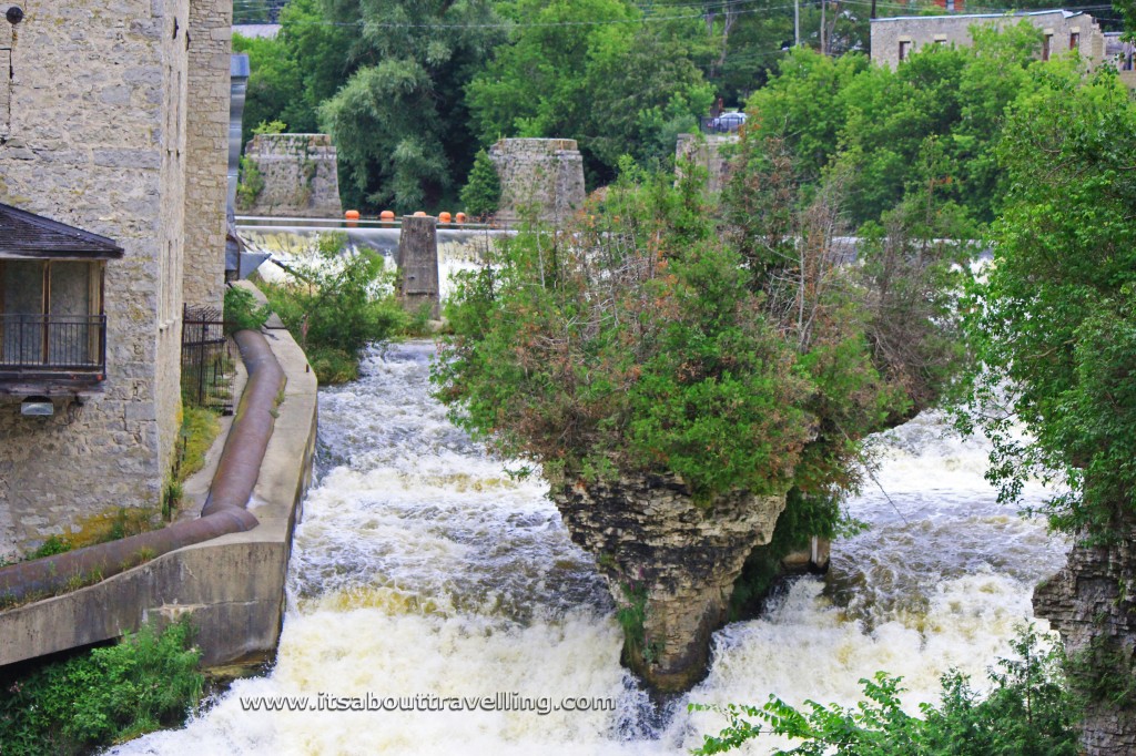 elora ontario grand river tooth of time waterfall