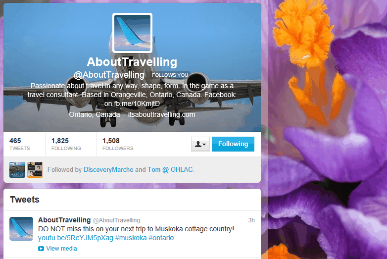 @AboutTravelling twitter