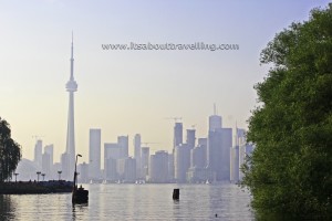 downtown toronto from centre island