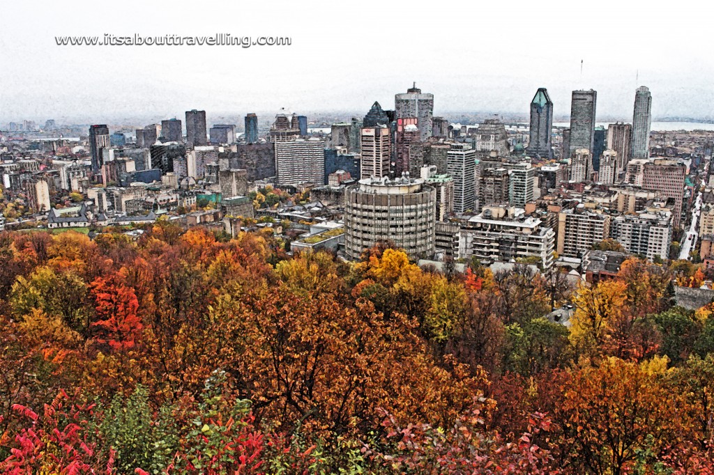 montreal quebec from mont royal