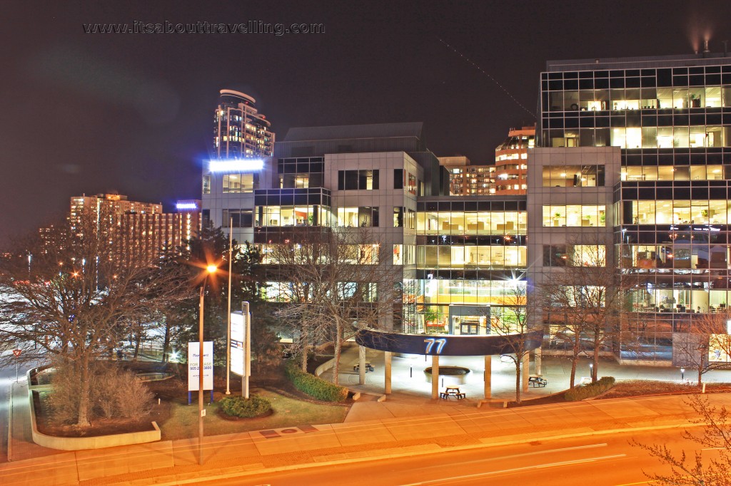 mississauga night image from square one