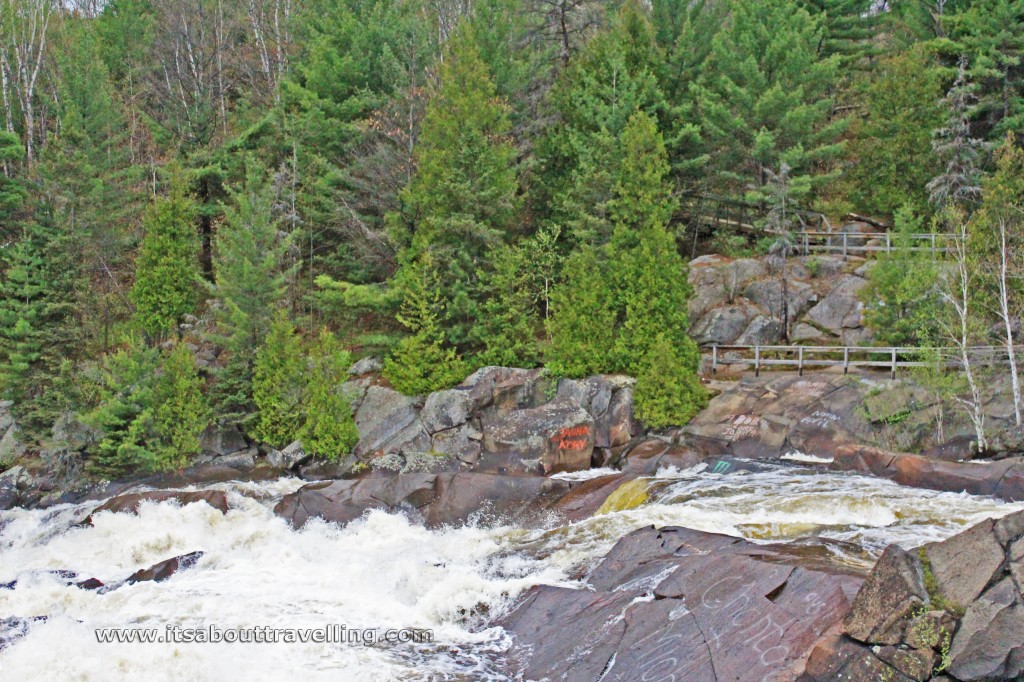 onaping falls trail and rapids