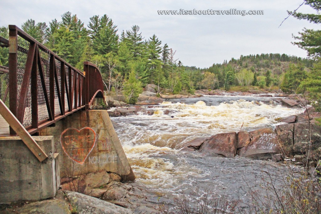 onaping falls bridge sudbury ontario