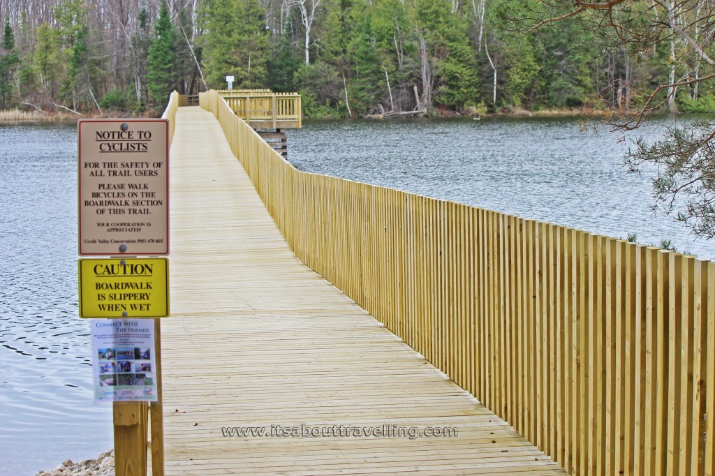 island lake orangeville trail bridge