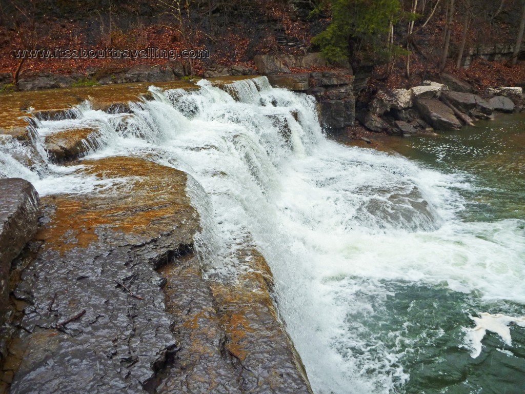 taughannock falls lower waterfall