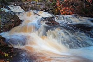 duchesnay falls north bay ontario long exposure water blur