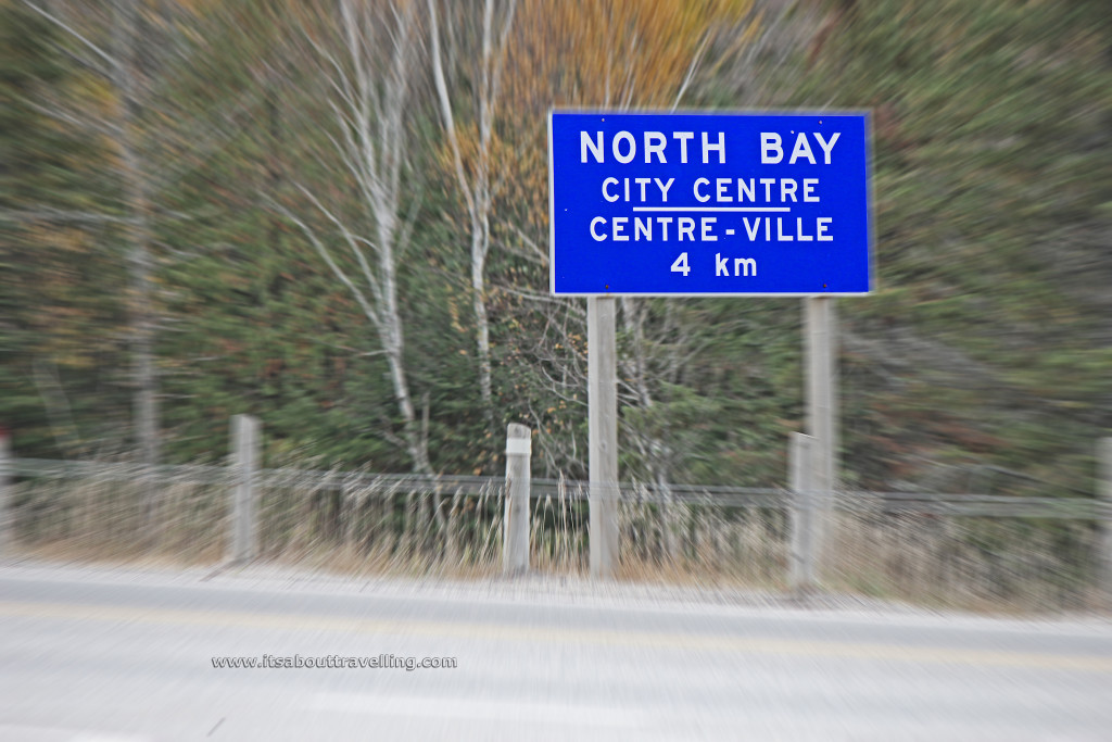 north bay sign trans canada highway