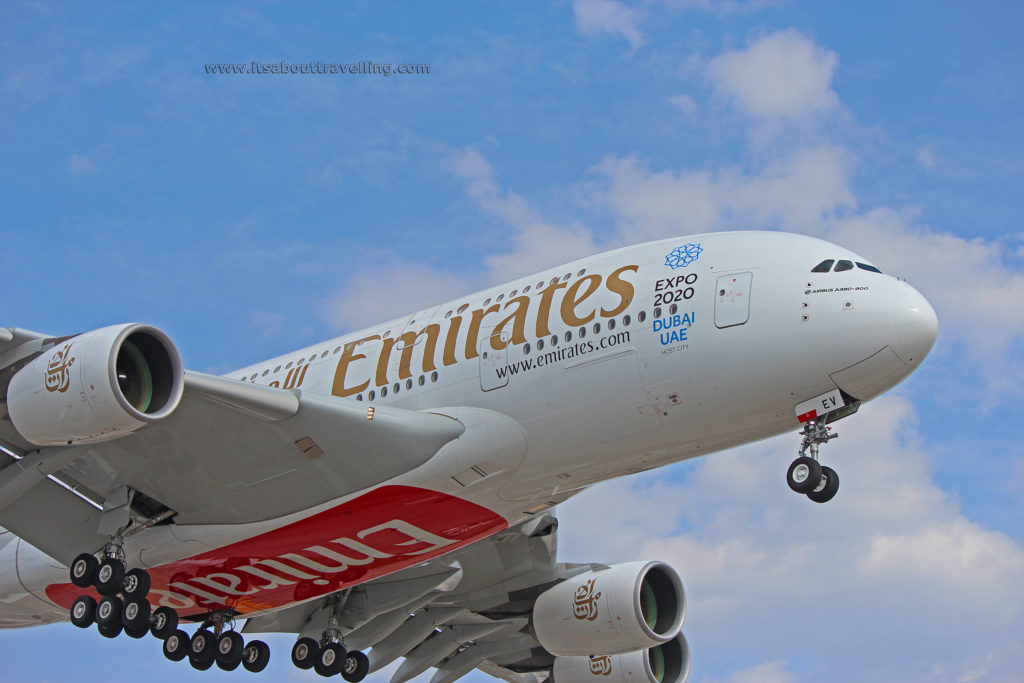 emirates airbus a380 a6-eev toronto pearson yyz