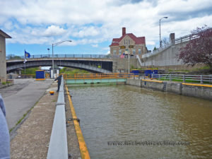 erie canal locks 34 and 35 in lockport, new york