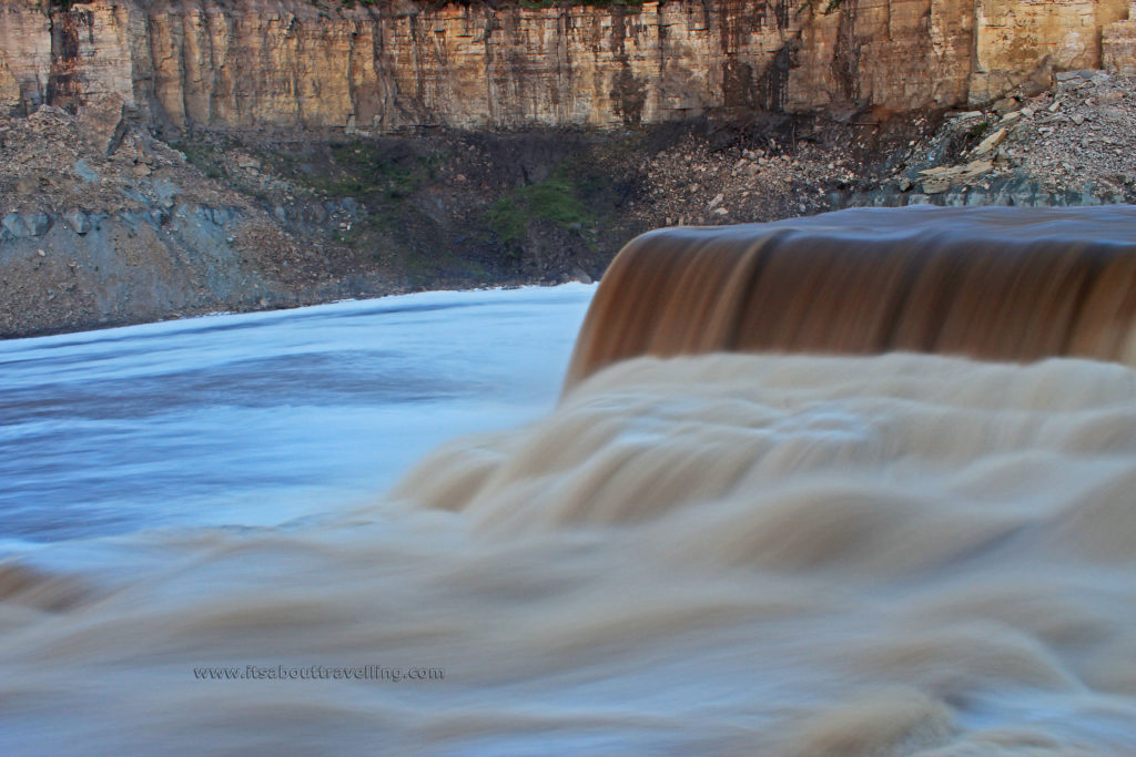 Louise Falls On The Hay River In Canada's Northwest Territories