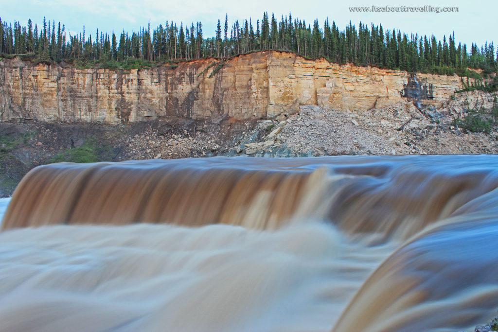 Louise Falls On The Hay River In Canada's Northwest Territories