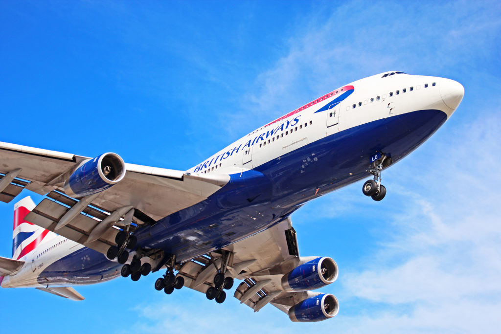 british airways boeing 747