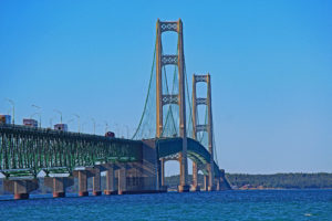 mackinac bridge michigan usa