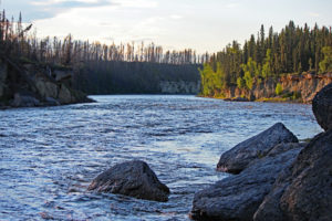 coral falls trout river northwest territories