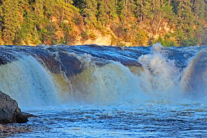 coral falls trout river northwest territories