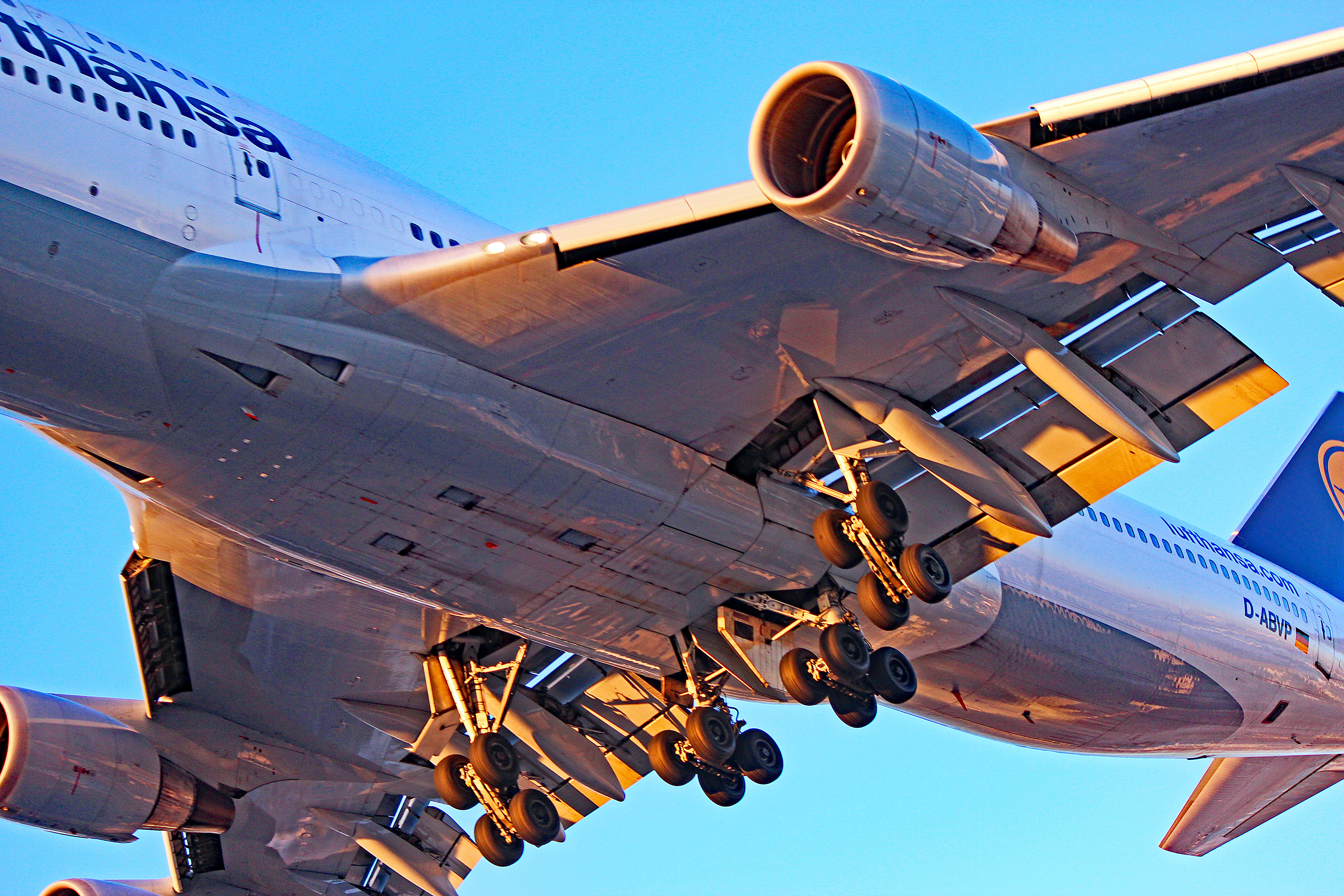 d-abvp lufthansa boeing 747-400 yyz