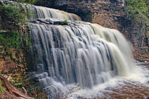 jones falls pottawatomi river owen sound ontario long exposure