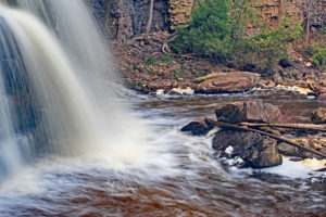 jones falls pottawatomi river owen sound ontario long exposure