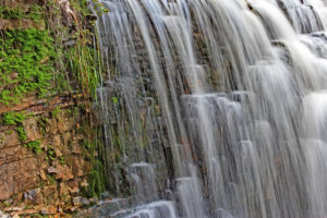 jones falls pottawatomi river owen sound ontario long exposure