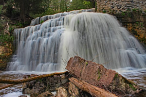 jones falls pottawatomi river owen sound ontario long exposure