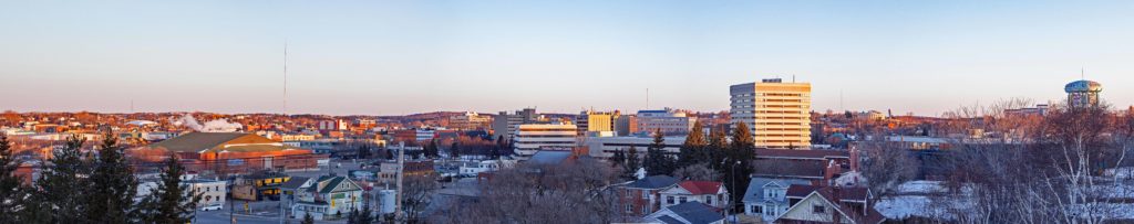 sudbury ontario downtown panorama