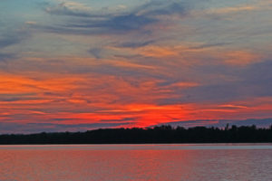 sturgeon lake sunset bobcaygeon ontario canada