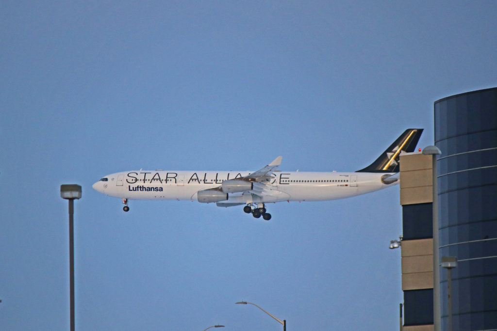 lufthansa airbus a340-300 star alliance livery