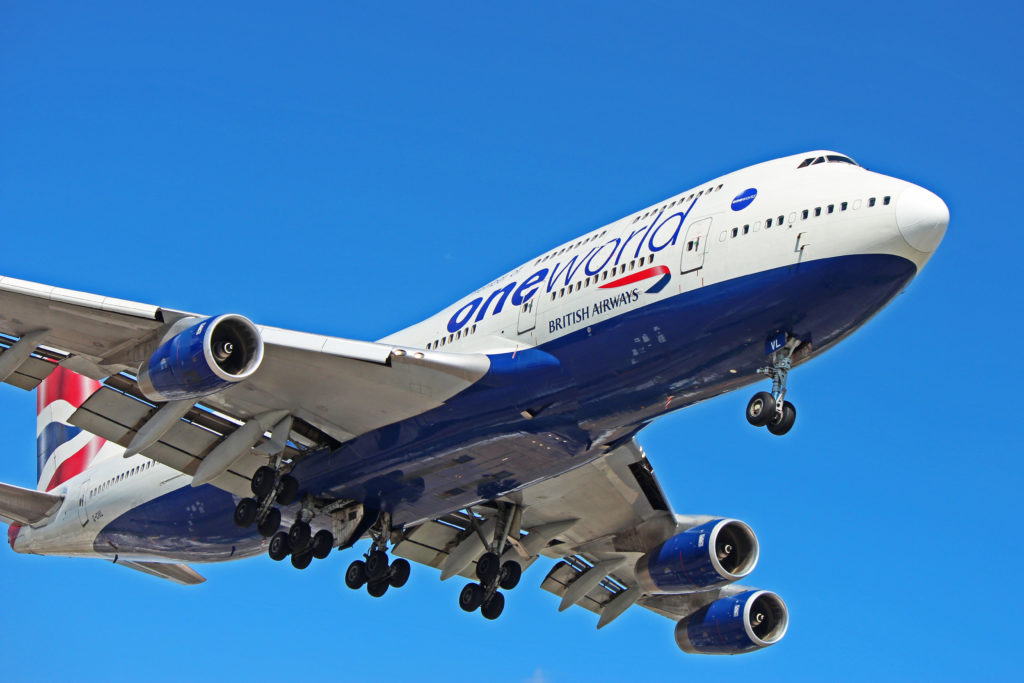 g-civl british airways boeing 747-400 oneworld livery