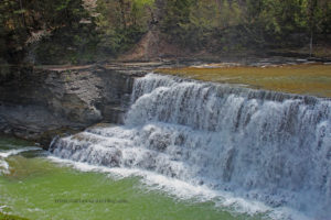 lower genesee falls letchworth state park new york