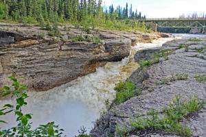 sambaa deh falls northwest territories canada waterfall