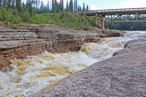 sambaa deh falls northwest territories canada waterfall