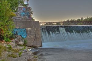 bissell dam elora ontario canada