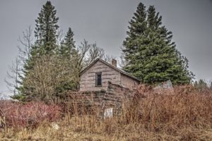 abandoned house