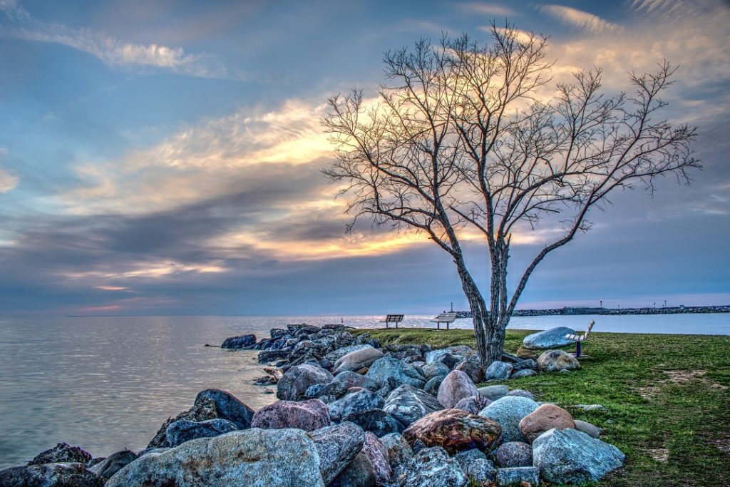 meaford ontario georgian bay sunrise