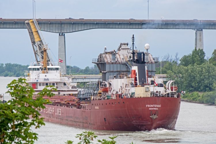 frontenac canada steamship lines great lakes freighter