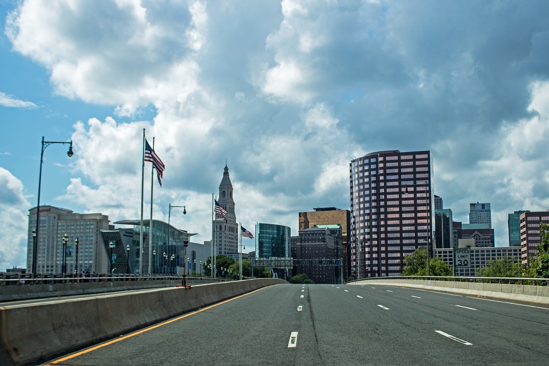 downtown hartford connecticut skyline